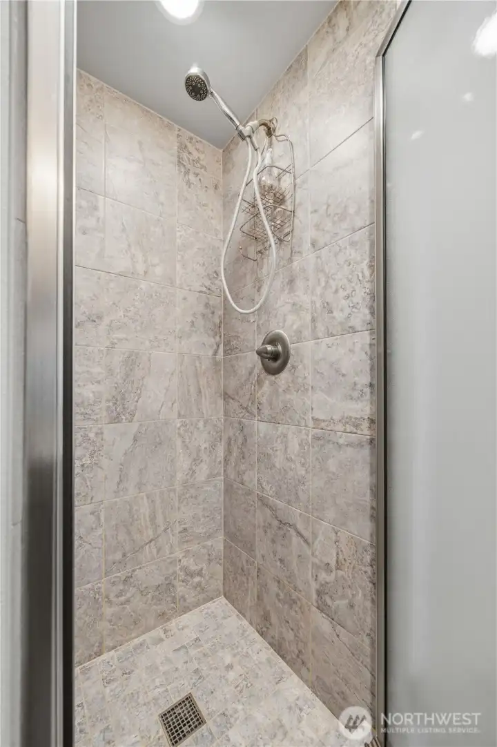 Guest Bathroom also has walk in shower. Guest Bathroom also has walk in shower.