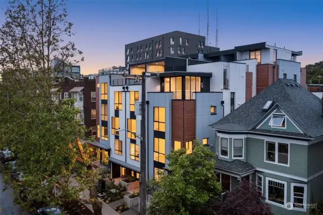 Experience the perfect blend of modern design and Capitol Hill charm. This residence by Greencity Homes shines with an urban vibe, ready for your city lifestyle with a 98 Walk Score!