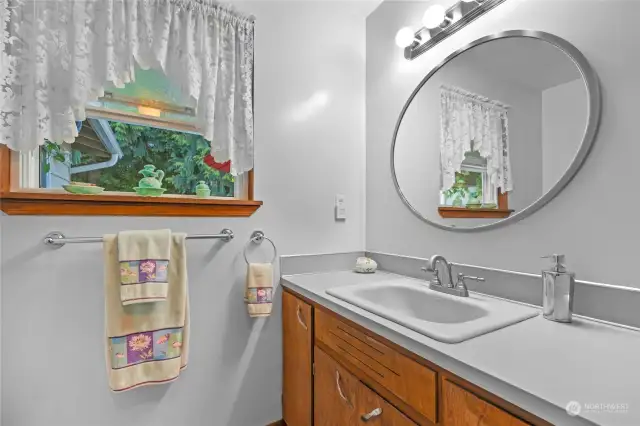 Main bathroom recently updated.  Conveniently centrally located in home.