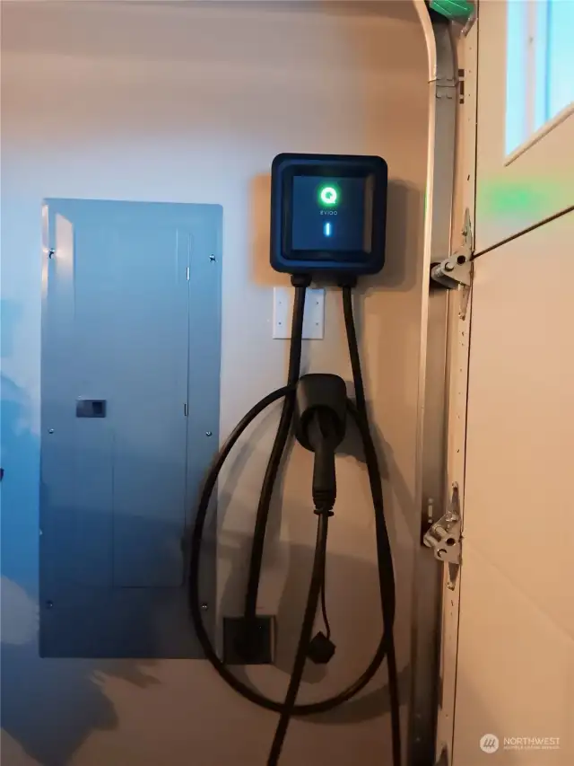 (2) Level 2 EV Charging Stations in Garage