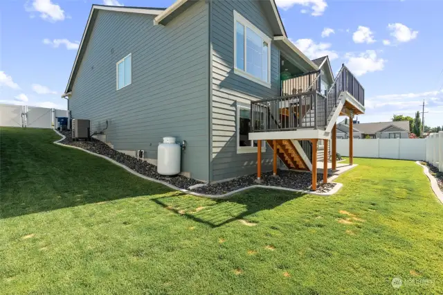 deck overlooking Highlander Golf Course