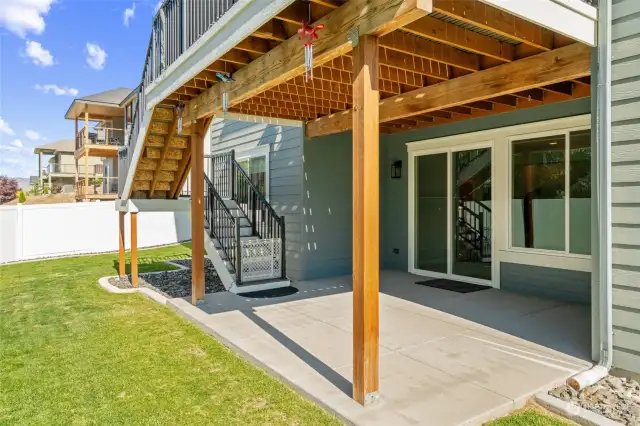 Patio from Daylight Basement