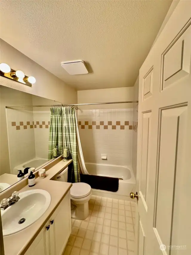 Full Bathroom at top of stairs
