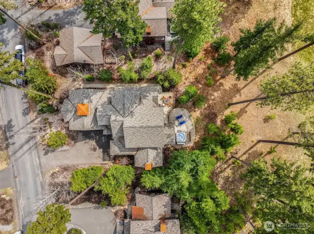 Bird's eye view of the property~