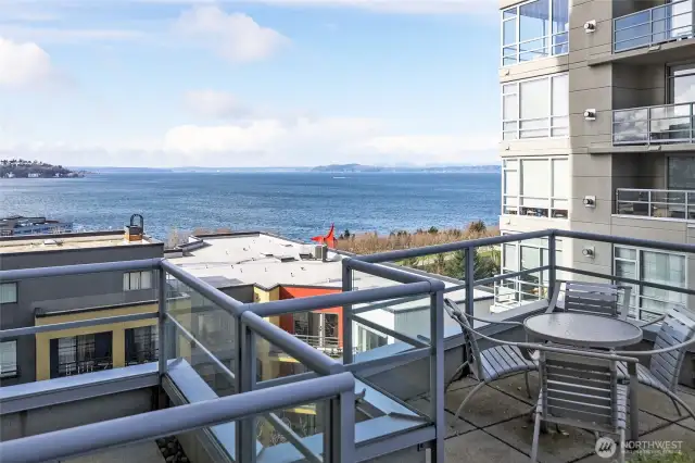 View from roof patio