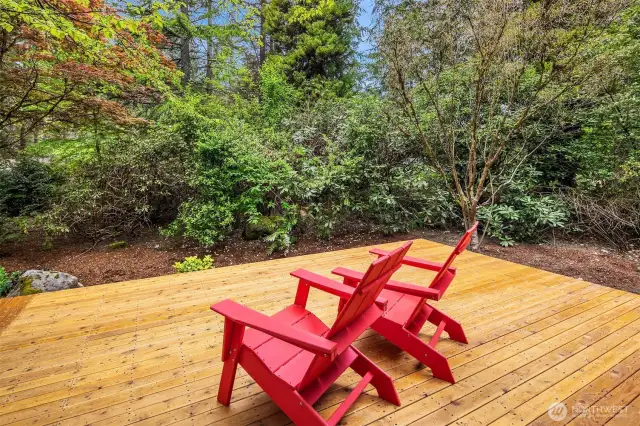 Massive deck w Privacy and Nature