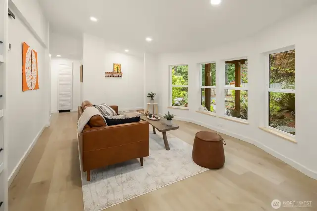 Great room feel w Natural light