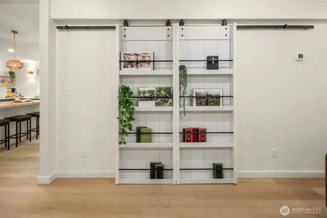 Custom Barn Doors Hide and Reveal Large office
