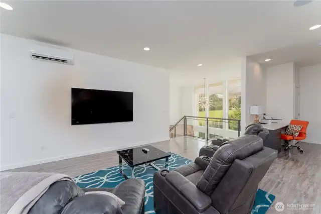 Upstairs gathering area