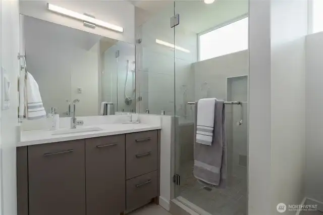 Upper level 3/4 Guest Bath