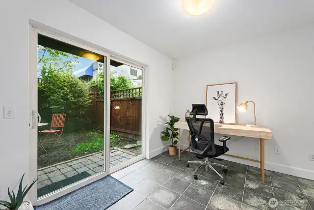 office or bedroom on the lower level
