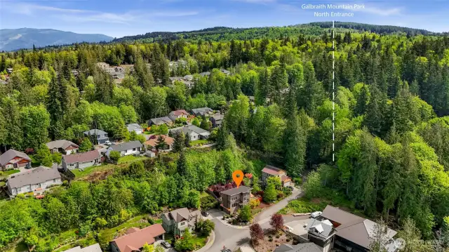 Running, hiking, walking, biking trailhead right outside your front door! Amazing viewpoints from the trails.