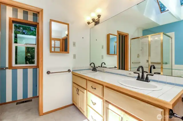 Another view of primary bathroom.