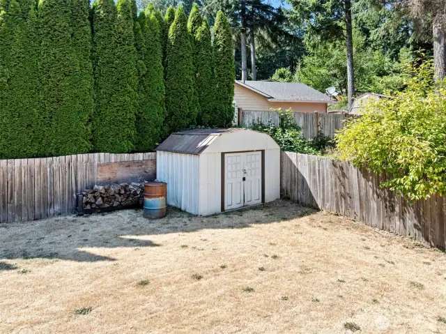 Convenient storage shed