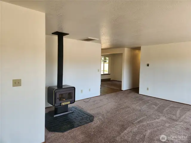 Woodstove for those cozy winter nights.