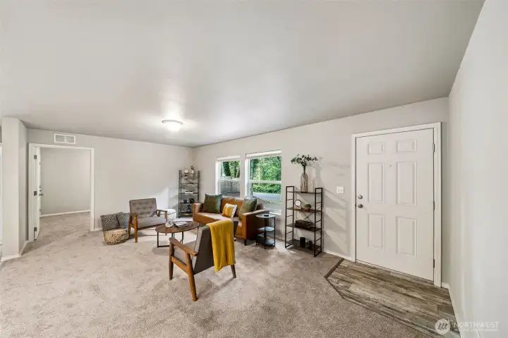 Entry and Living Room