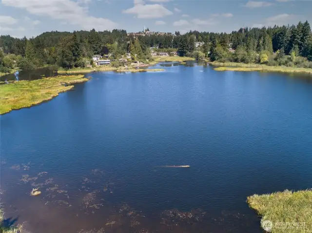This view gives you a better idea of the size of Barnes Lake.