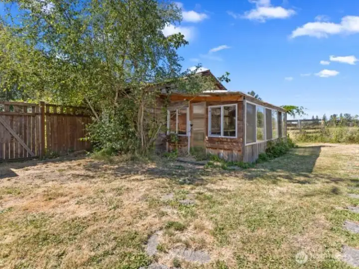 Potting shed and green house