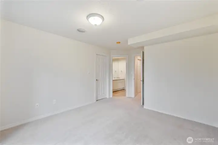 bedroom 3 with walk in closet