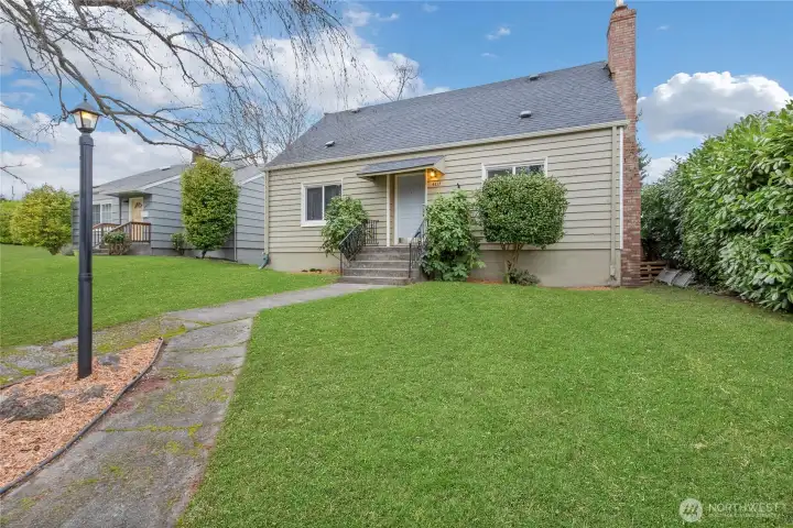 Front of Home... Recently Painted Outside. Grass is Photoshopped.