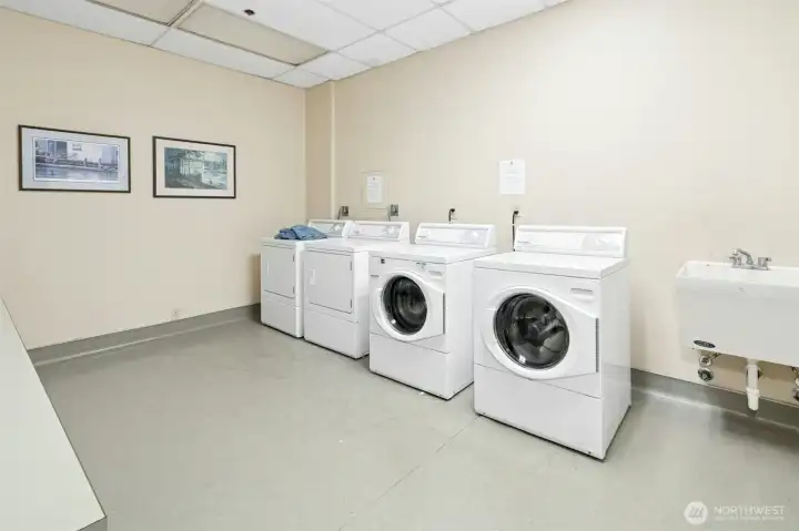 PLUS free laundry rooms on every floor