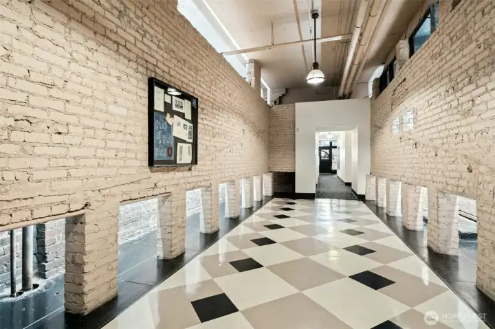 A curated museum on the 2nd floor