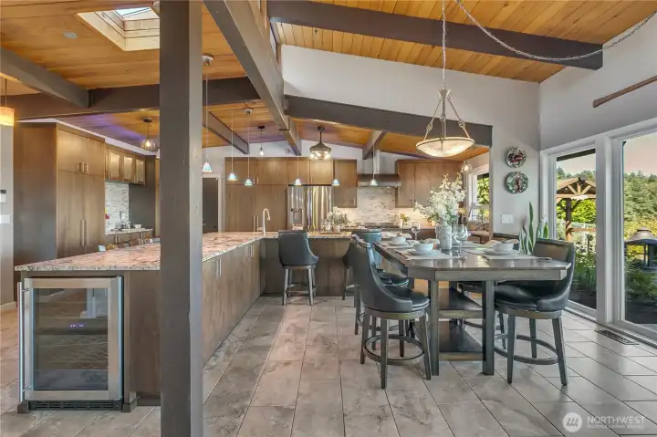 Dining and Kitchen view