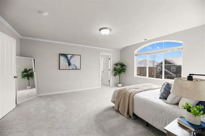 Primary with 5pc bath