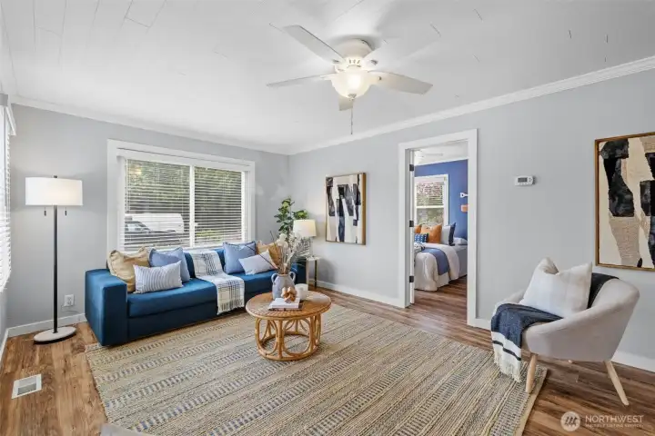 Versatile bedroom located directly off the living space
