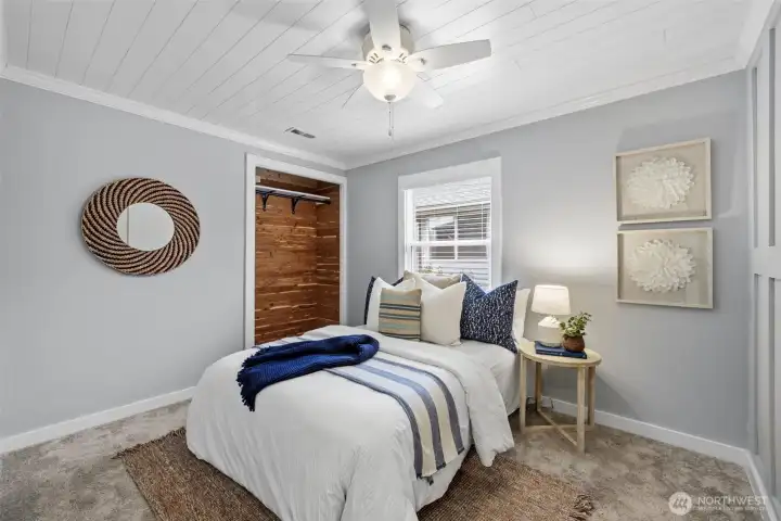 Bedroom #2 also featuring charming details