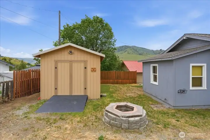 Exterior shed converted into gym Exterior shed converted into gym