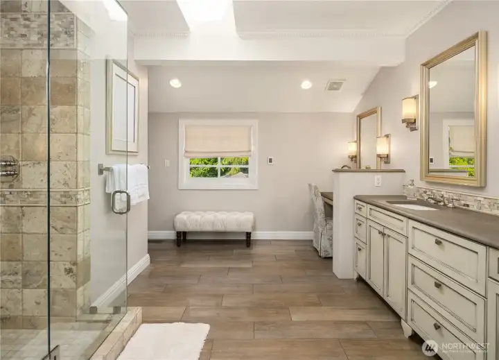 Primary bathroom. Primary bathroom.