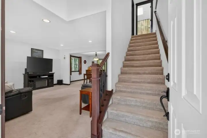 The front entryway.