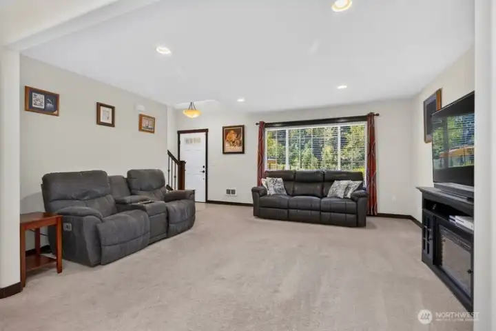Spacious living room.