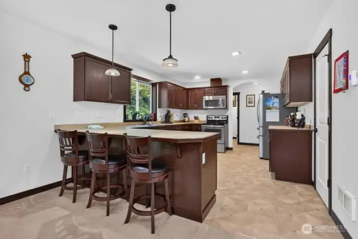 Spacious kitchen