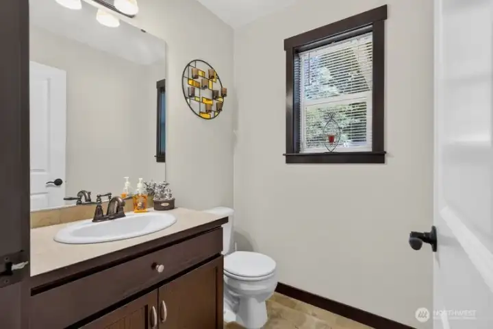 Main floor half bathroom