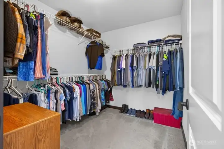 Large Primary walk-in closet