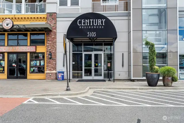 The Century building is in the center of Pt Ruston - close to restaurants, shopping, amenities and the nice walkway along Ruston Way.