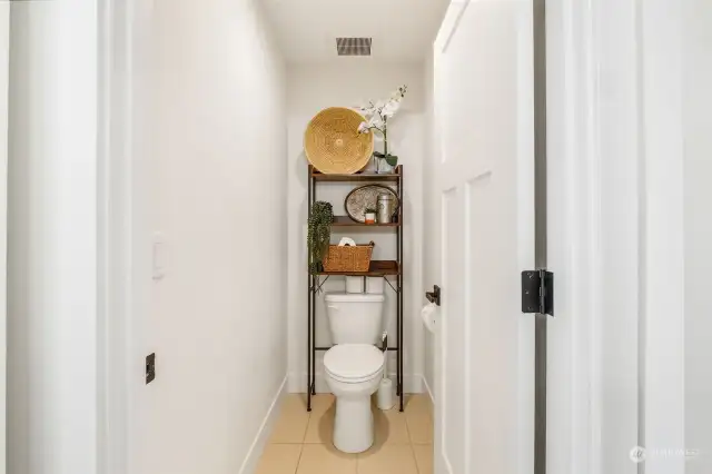 Primary bathroom with private wet room