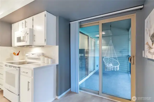 Kitchen Patio View