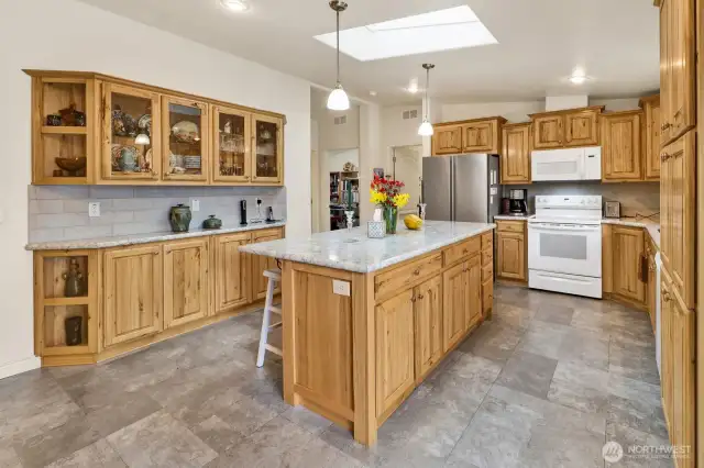 wood cabinets