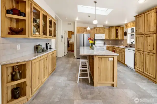 lots of cabinets