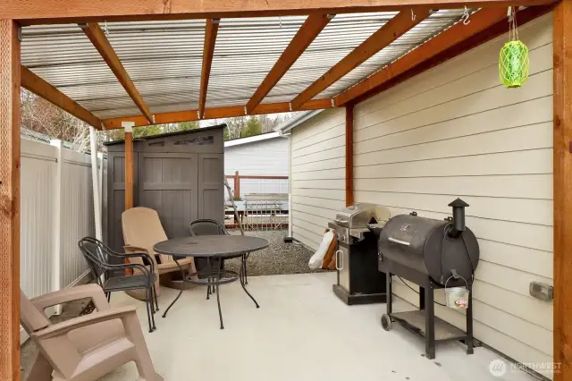 covered area