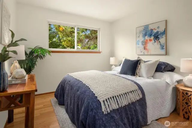 3rd bedroom on the main floor located in the NW corner.