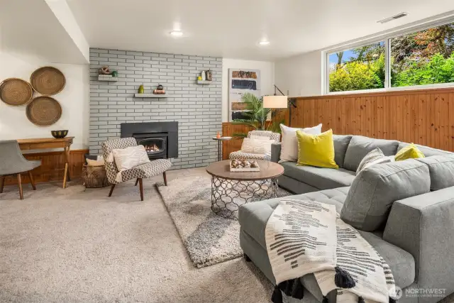 Downstairs you'll find a fully remodeled daylight basement.
