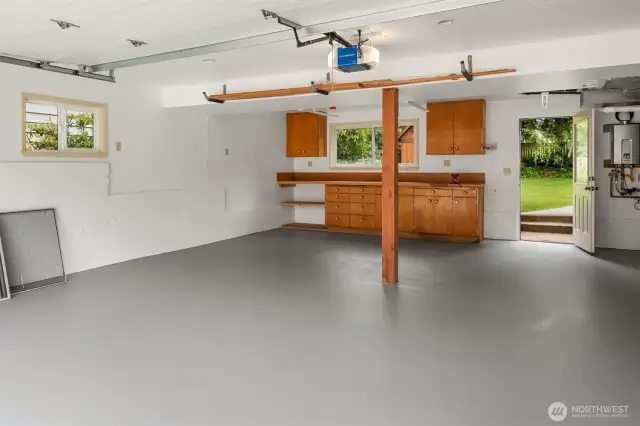 Immaculate two car attached garage.