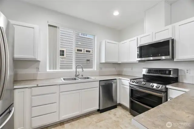 KITCHEN  Lots of counter space / picture window