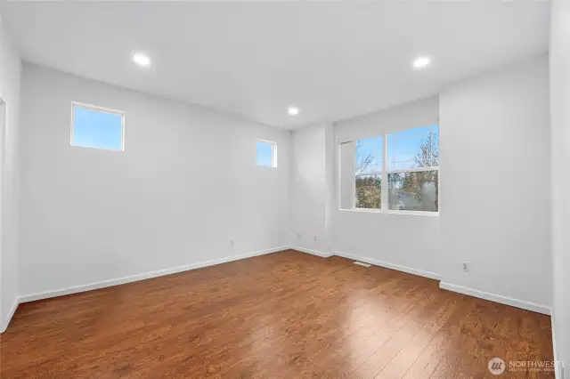 PRIMARY SUITE  Roomy with picture window