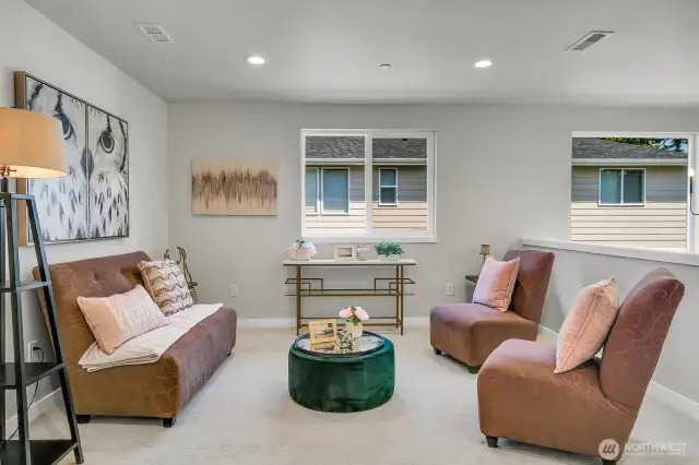 The versatile bonus room can be your next reading nook, puzzle station, or gaming hub — endless possibilities!