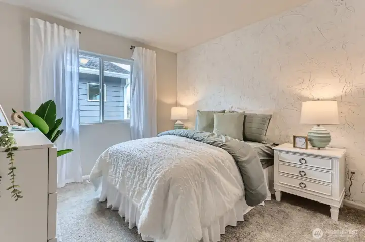 Bedroom of model of Rose plan (for representational purposes only)